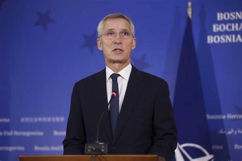 NATO chief commits to Bosnia’s territorial integrity and condemns ‘malign’ Russian influence